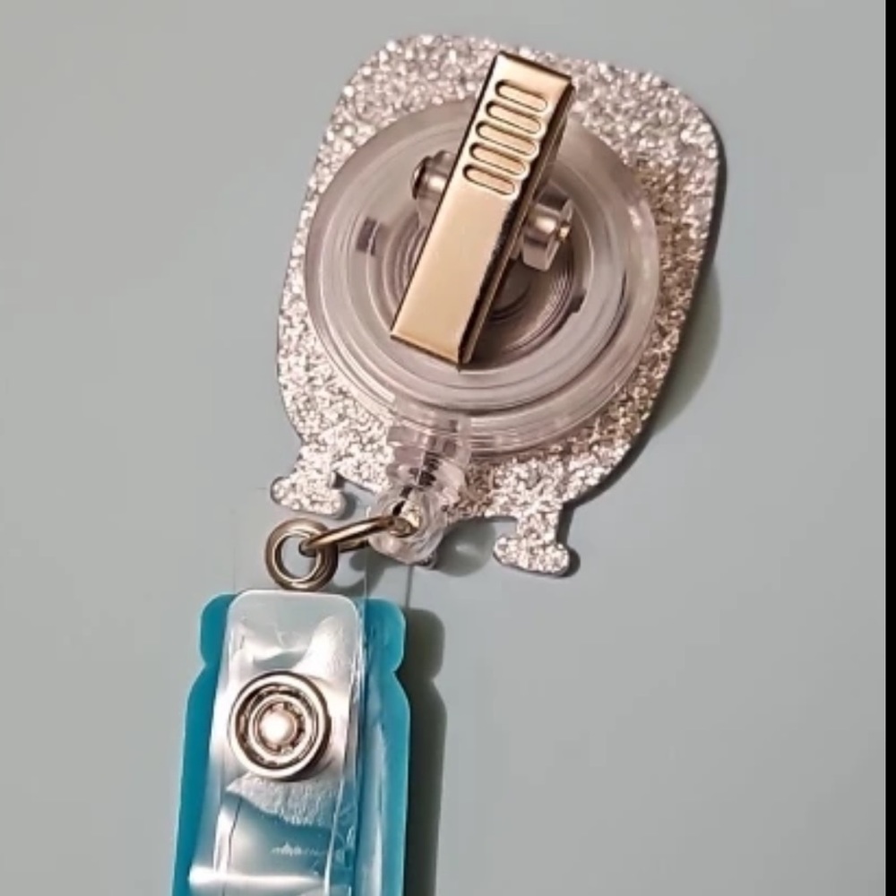 Super cute Nurse healthcare hospital character badge holder - Picture 7 of 11
